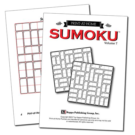Printable Sumoku